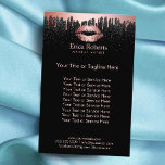Prospectus 14 Cm X 21,6 Cm Maquillage Artiste Driving Rose Gold Lips Beauté S<br><div class="desc">Maquillage Artiste Dripping Rose Gold Lips Beauté Salon Brochures.</div>