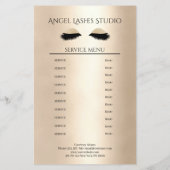 Prospectus 14 Cm X 21,6 Cm Maquillage Artiste Eyelash Extensions (Dos)