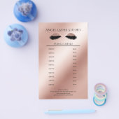 Prospectus 14 Cm X 21,6 Cm Maquilleur Extensions de cils (Simple)