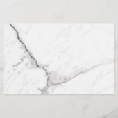 Prospectus 14 Cm X 21,6 Cm Marbre Blanc (Dos)