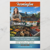 Prospectus 14 Cm X 21,6 Cm Marché des fermiers (Devant)