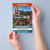 Prospectus 14 Cm X 21,6 Cm Marché des fermiers (Poignée)