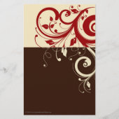 Prospectus 14 Cm X 21,6 Cm Marron/Crème/Rouge Sens Inverse Programme/Flyer (Dos)