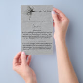 Prospectus 14 Cm X 21,6 Cm Menu des services (Poignée)