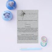 Prospectus 14 Cm X 21,6 Cm Menu des services (Simple)