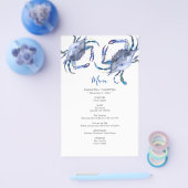 Prospectus 14 Cm X 21,6 Cm Menus du budget de l'ébullition du crabe (Simple)