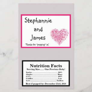 Prospectus 14 Cm X 21,6 Cm Micro-onde Enveloppeur de maïs rose Pétales florau