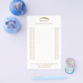 Prospectus 14 Cm X 21,6 Cm Minimal elegant Augenbrauen  Flyer (Simple)