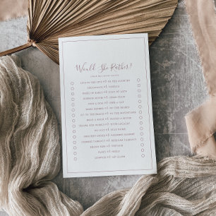 Prospectus 14 Cm X 21,6 Cm Minimaliste Rose Gold Voudrait-Elle Plutôt Game Fl