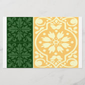 Prospectus 14 Cm X 21,6 Cm Modèle mariage de automne Green Cream Flyer (Dos)