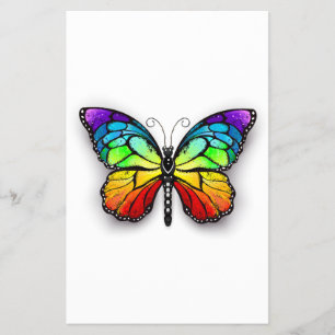 Prospectus 14 Cm X 21,6 Cm Monarque papillon arc-en-ciel
