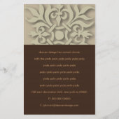 Prospectus 14 Cm X 21,6 Cm Motif-Flyer (Dos)