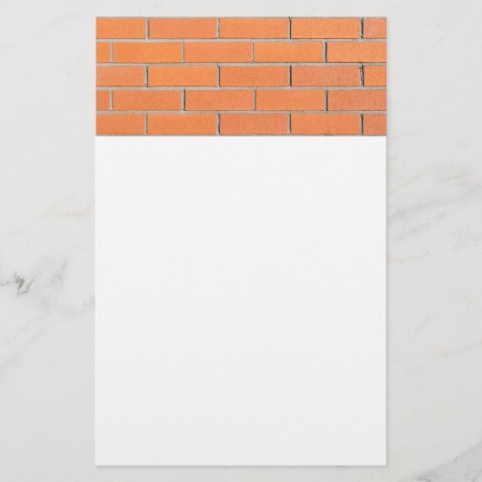 Prospectus 14 Cm X 21,6 Cm Motif mur en brique (Devant)