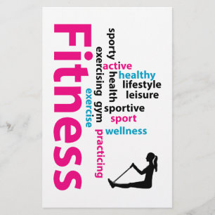 Prospectus 14 Cm X 21,6 Cm Mots de forme physique