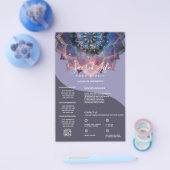 Prospectus 14 Cm X 21,6 Cm Nebula Bloom | Mandala (Simple)