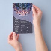 Prospectus 14 Cm X 21,6 Cm Nebula Bloom | Mandala (Poignée)