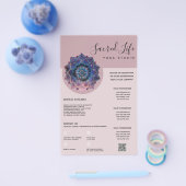 Prospectus 14 Cm X 21,6 Cm Nebula Bloom | Mandala (Simple)