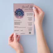 Prospectus 14 Cm X 21,6 Cm Nebula Bloom | Mandala (Poignée)