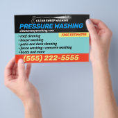 Prospectus 14 Cm X 21,6 Cm Nettoyage de l'alimentation par lavage sous pressi (Poignée)