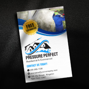 Prospectus 14 Cm X 21,6 Cm Nettoyage haute pression professionnel et nettoyag