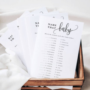 Prospectus 14 Cm X 21,6 Cm Nom de la carte de jeu Papier Correspondant Bébé