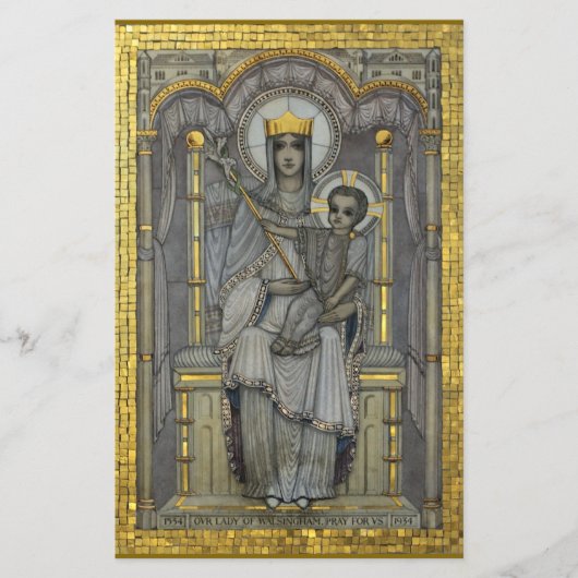 Prospectus 14 Cm X 21,6 Cm Notre-Dame de Walsingham (Devant)