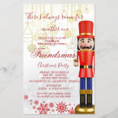 Prospectus 14 Cm X 21,6 Cm Nutcracker Friendsmas Christmas Party Invitation (Devant)