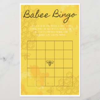 Prospectus 14 Cm X 21,6 Cm Oh Babee Bingo