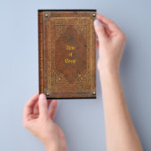 Prospectus 14 Cm X 21,6 Cm Old Book (Poignée)