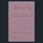 Prospectus 14 Cm X 21,6 Cm Où étaient-ils ? Circulaire de la carte de jeu de<br><div class="desc">Faites-le vous-même en ajoutant votre texte. Pour accéder aux outils de montage avancés,  accédez à Personnaliser,  faites défiler et appuyez sur le lien "cliquer pour customiser plus loin". Pour plus de designs correspondants cliquez sur le lien "Autres produits de cette collection"</div>