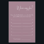 Prospectus 14 Cm X 21,6 Cm Où était-elle ? Circulaire de la carte de jeu de d<br><div class="desc">Faites-le vous-même en ajoutant votre texte. Pour accéder aux outils de montage avancés,  accédez à Personnaliser,  faites défiler et appuyez sur le lien "cliquer pour customiser plus loin". Pour plus de designs correspondants cliquez sur le lien "Autres produits de cette collection"</div>