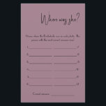 Prospectus 14 Cm X 21,6 Cm Où était-elle ? Circulaire de la carte de jeu de d<br><div class="desc">Faites-le vous-même en ajoutant votre texte. Pour accéder aux outils de montage avancés,  accédez à Personnaliser,  faites défiler et appuyez sur le lien "cliquer pour customiser plus loin". Pour plus de designs correspondants cliquez sur le lien "Autres produits de cette collection"</div>