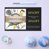 Prospectus 14 Cm X 21,6 Cm Outils mécaniques Manufacture de menuiserie (Simple)