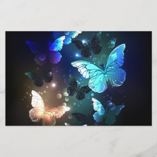 Prospectus 14 Cm X 21,6 Cm Papillon de nuit