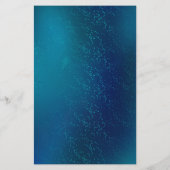 Prospectus 14 Cm X 21,6 Cm Papillons dorés sur fond bleu (Dos)