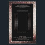 Prospectus 14 Cm X 21,6 Cm Parties scintillant élégante Silber Rost Flyer<br><div class="desc">Ein elegantes und raffiniertes Design mit einem digitalen Bild aus Silber-Rost-Parties scintillant. Achtung : Bei der Herstellung wird keine echte Folie verwendet,  sondern nur die Farbe gründlich aufgedruckt. Füge deine Daten,  Logo,  Firmendetails und Bilder à Minuten hinzu.</div>