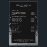 Prospectus 14 Cm X 21,6 Cm Parties scintillant moderne Drop Silber Schwarz<br><div class="desc">Style Parties scintillant moderne dans Silber und Schwarz. Es wird keine echte Folie/Parties scintillant verwendet. Es ist ein Fotodruck. Editiere es in Minuten. Über "weiteres personalisieren" kannst Du die Schriftgröße,  Farbe und Position individuell verändern.</div>