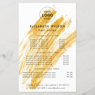 Prospectus 14 Cm X 21,6 Cm Parties scintillant moderne élégante à vague