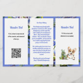 Prospectus 14 Cm X 21,6 Cm Passionflowers Business Brochure à deux côtés (Dos)