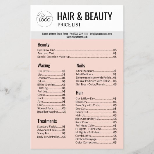 Prospectus 14 Cm X 21,6 Cm Pedicure Pedicure Pedicure rose Grey (Devant)