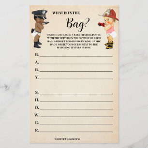 Prospectus 14 Cm X 21,6 Cm Petite Recrue Que contient le Sac Jeu de Baby Show