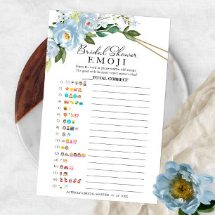 Prospectus 14 Cm X 21,6 Cm Pictionary Emoji Fête de Mariage Floral Géométriqu