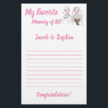 PROSPECTUS 14 CM X 21,6 CM PINK LOVE MA CARTE DE JEU DE FÊTE DES MARIÉES DE M<br><div class="desc">Faites-le vous-même en ajoutant votre texte (et vos photos personnelles). Pour accéder aux outils de montage avancés,  accédez à Personnaliser,  faites défiler et appuyez sur le lien "cliquer pour customiser plus loin". Voir la collection complète pour tous les designs correspondants !</div>
