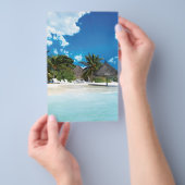 Prospectus 14 Cm X 21,6 Cm Plage exotique (Poignée)