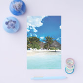 Prospectus 14 Cm X 21,6 Cm Plage exotique (Simple)