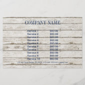 Prospectus 14 Cm X 21,6 Cm poisson marin bleu marine blanc blanc (Dos)