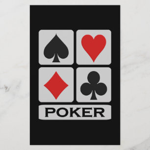 Prospectus 14 Cm X 21,6 Cm Poker flyer - personnaliser!