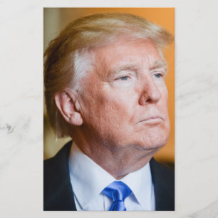 Prospectus 14 Cm X 21,6 Cm Portrait de Donald Trump