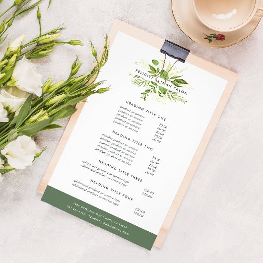 Prospectus 14 Cm X 21,6 Cm Prix et services Wild Meadow