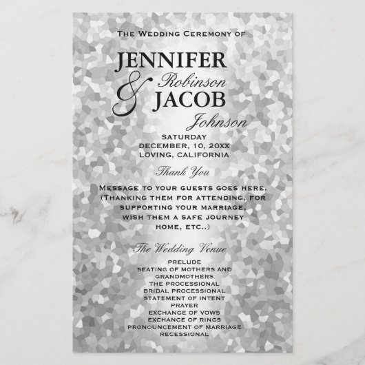 Prospectus 14 Cm X 21,6 Cm Programme | Crystal Silver (Devant)